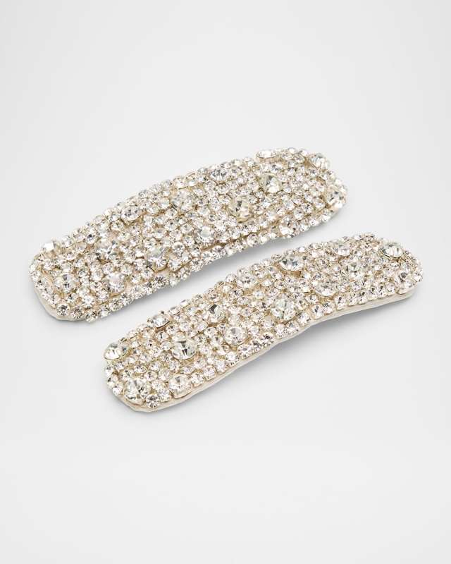 Hannah Pearly Snap Clips, Set of 2